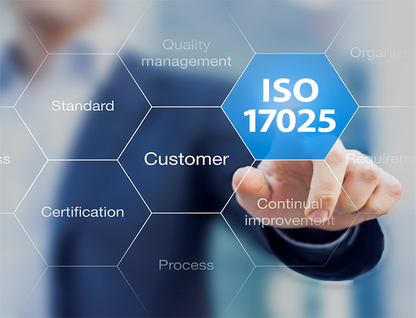 ISO17025 accredited calibration with NIST traceability