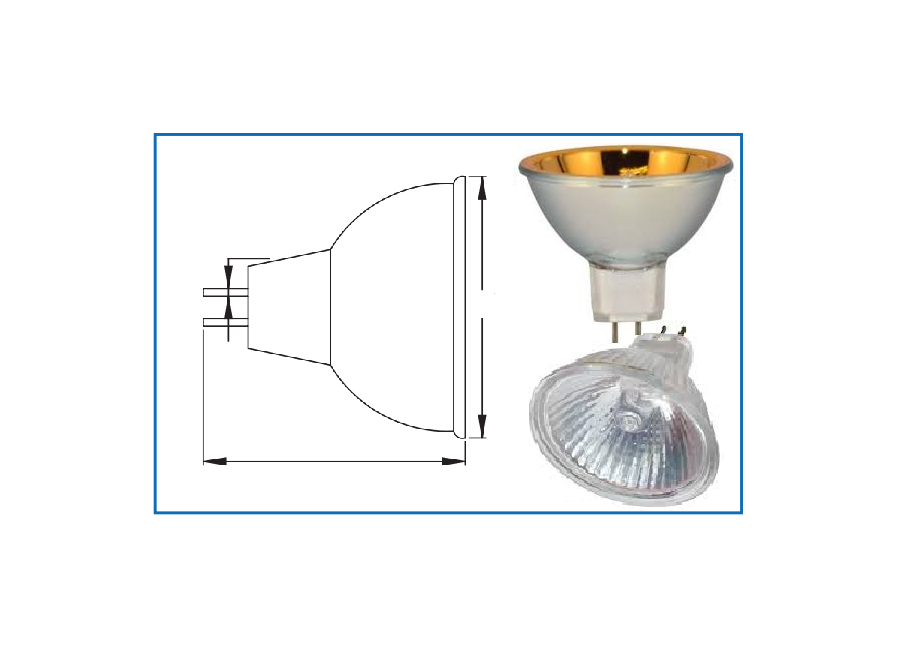 GTL-OS-54660 MR16 Ellipsoidal 150W Halogen Lamp 