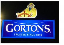 Gorton's of Gloucester Sign LED Retrofit