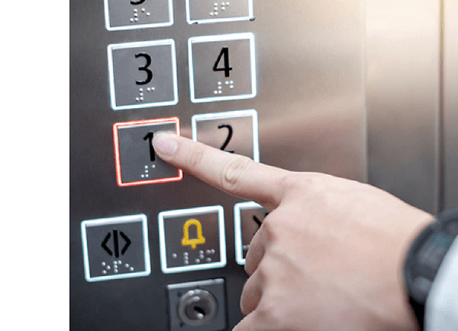 Press Elevator Hand Stick Avoid Touch Elevator Reaching No Touch Virus Defender 